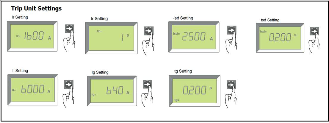 Video: Can you read trip history from the LCD screen on the Micrologic A (Ammeter) trip units? 2.0A, 3.0A, 5.0A, and 6.0A