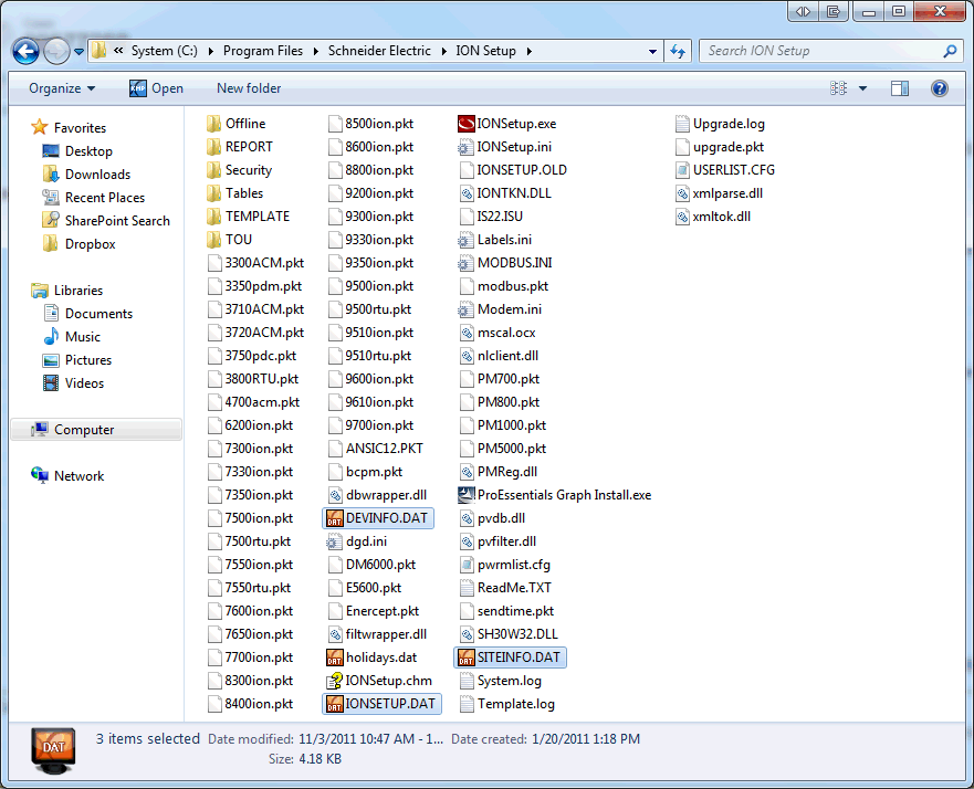 File explorer