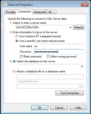 user credentials