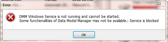 Error message Error message