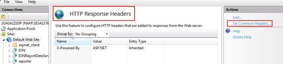 HTTP response