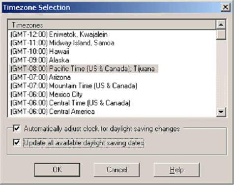 Time Zone