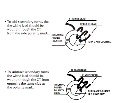Adding secondary turns
