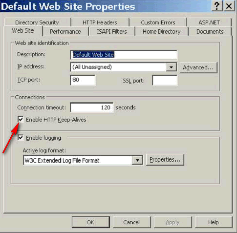 Default Web Settings