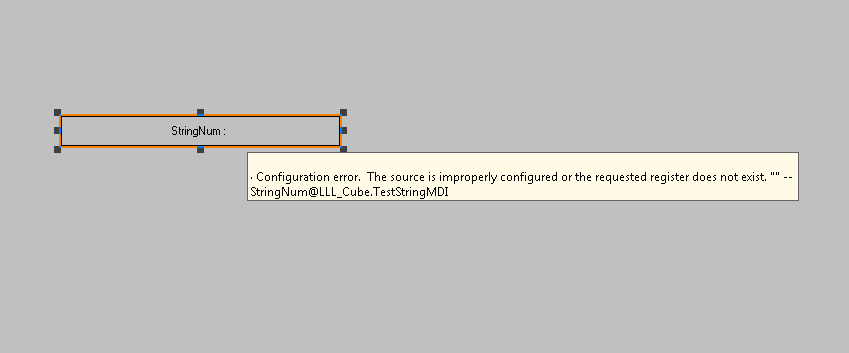 Configuration error