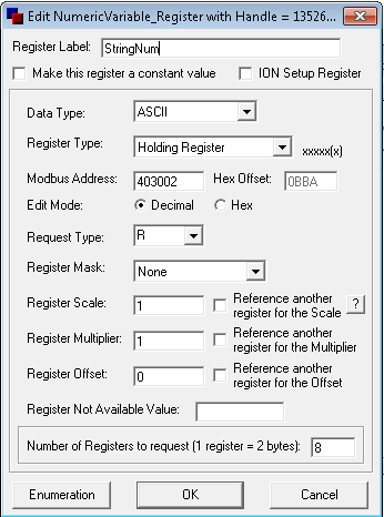 Edit numeric variable