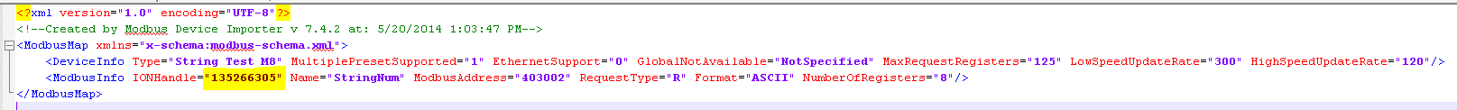 ASCII register