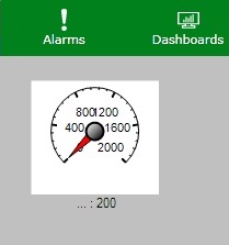 Dial image in web application