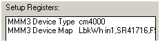 ION Module SetUp Registers