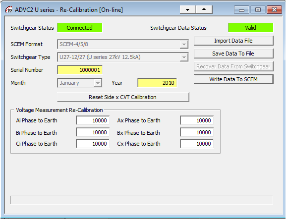 Re--calibration