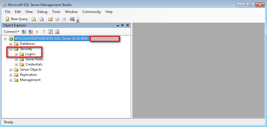 SQL Server Login