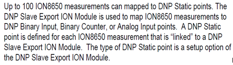 What are the maximum DNP base points for ION8650 A, B and C Meters
