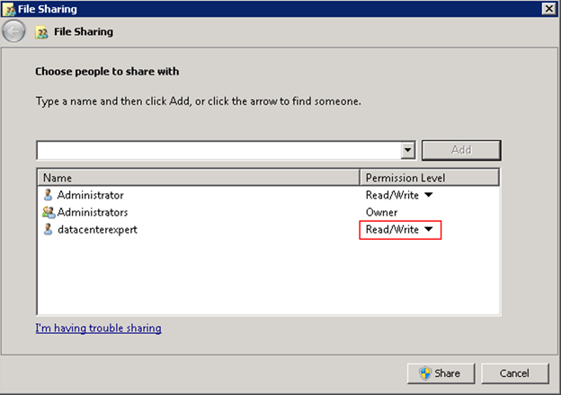 File sharing