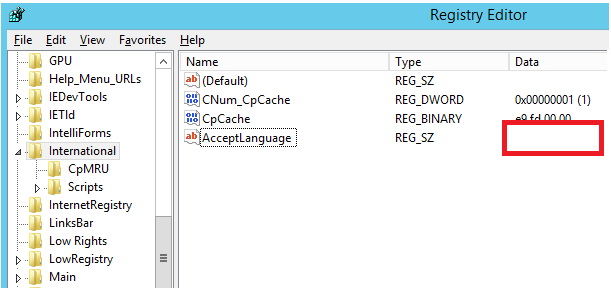 registry edit