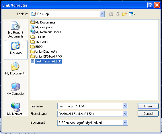 Locate the .L5K file on your harddrive