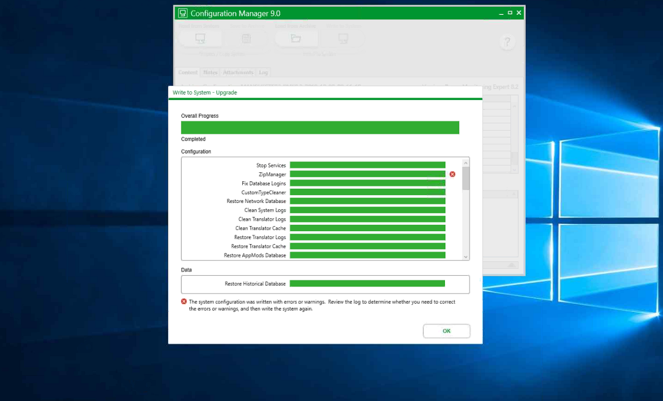 CMTool write to system