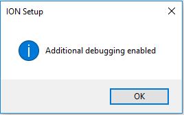 Additional debugging enabled