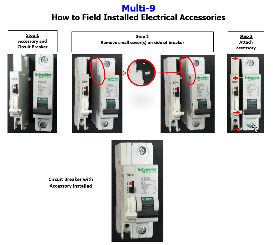 Pic showing how to mount accessories