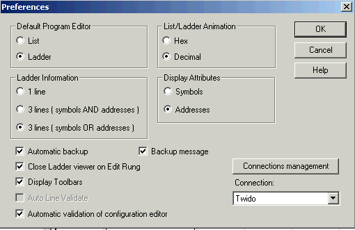 Select Connections management