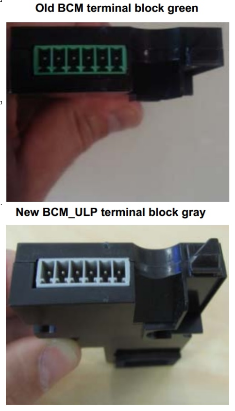BCM terminal blocks