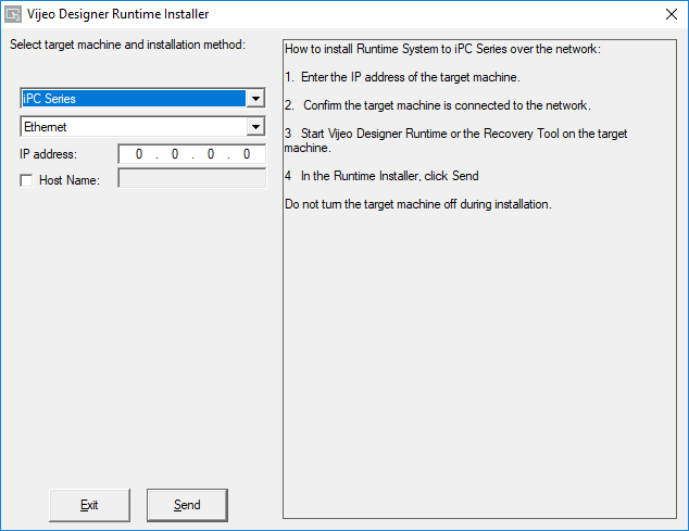 Runtime installer dialog Runtime installer dialog