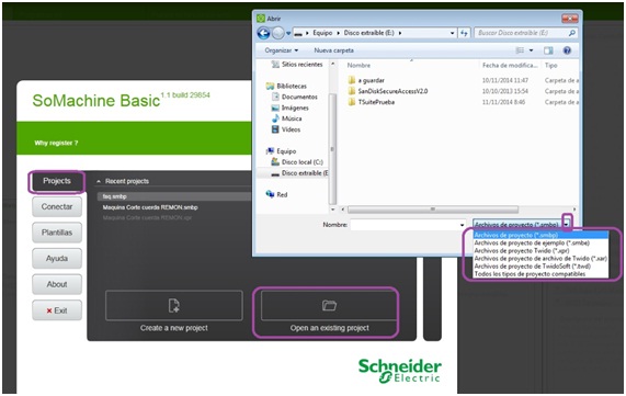 M221, Twido, TwidoSoft, TwidoSuite, Ecostruxure Machine Expert o Somachie Basic