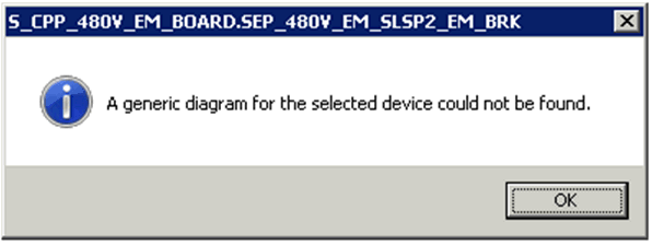 Error message