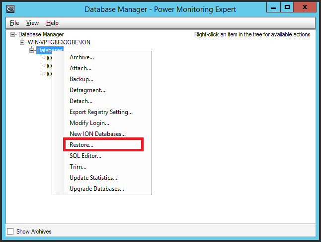 Database Manager