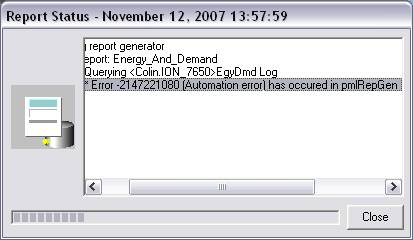 Report Status