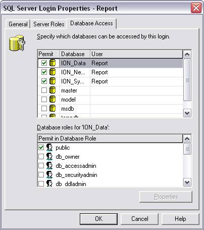 SQL properties