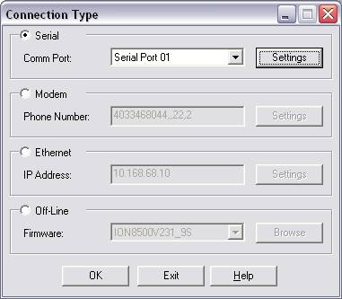 Serial setup