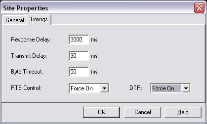 Serial settings