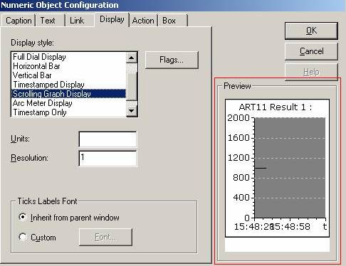 Numeric Object Configuration