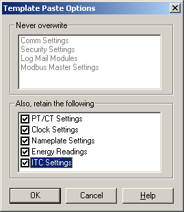 Paste Options