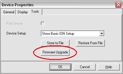 Firmware Upgrade Button