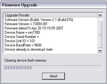 Firmware Upgrade Status