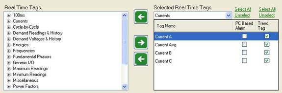 Real time tags