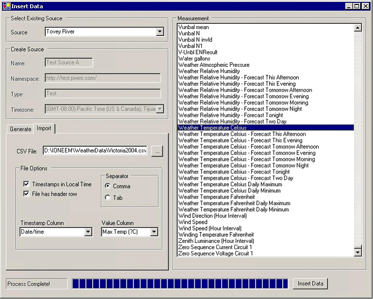 Data Inserter UI