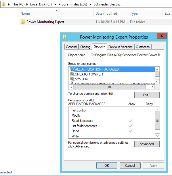 Accessing local folder