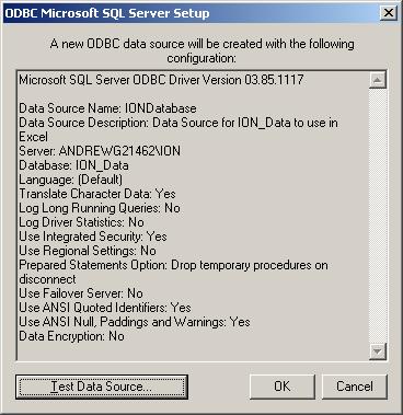 Test data source