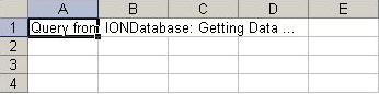Excel screen