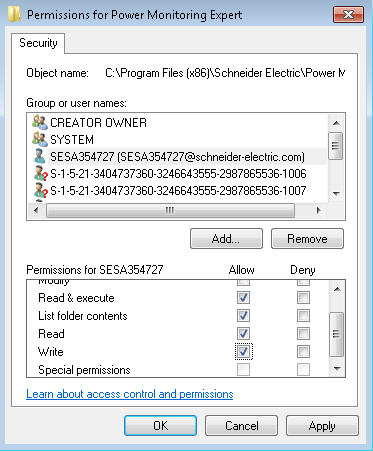 permissions