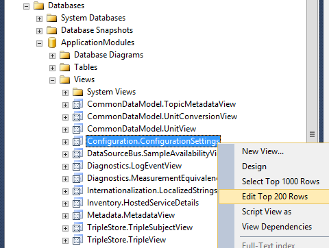 SQL Configuration.ConfigurationSettings
