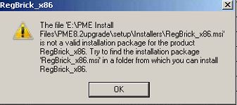 RegBrick error