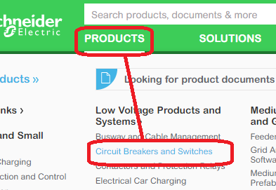 'Products' TAB
