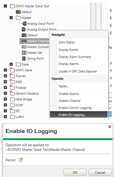 Enable IO Logging
