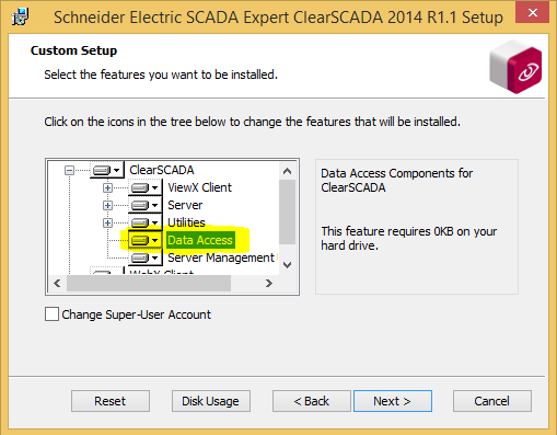 SCADA setup