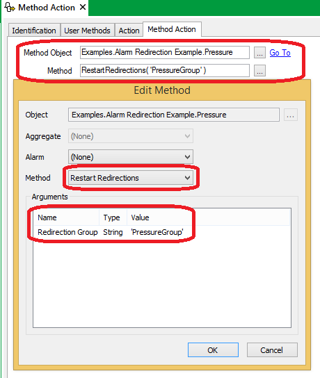 Method action definition