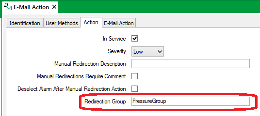 Email actions