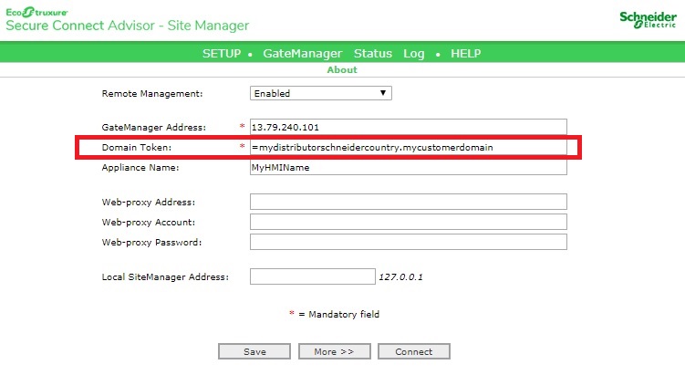 GateManager setup